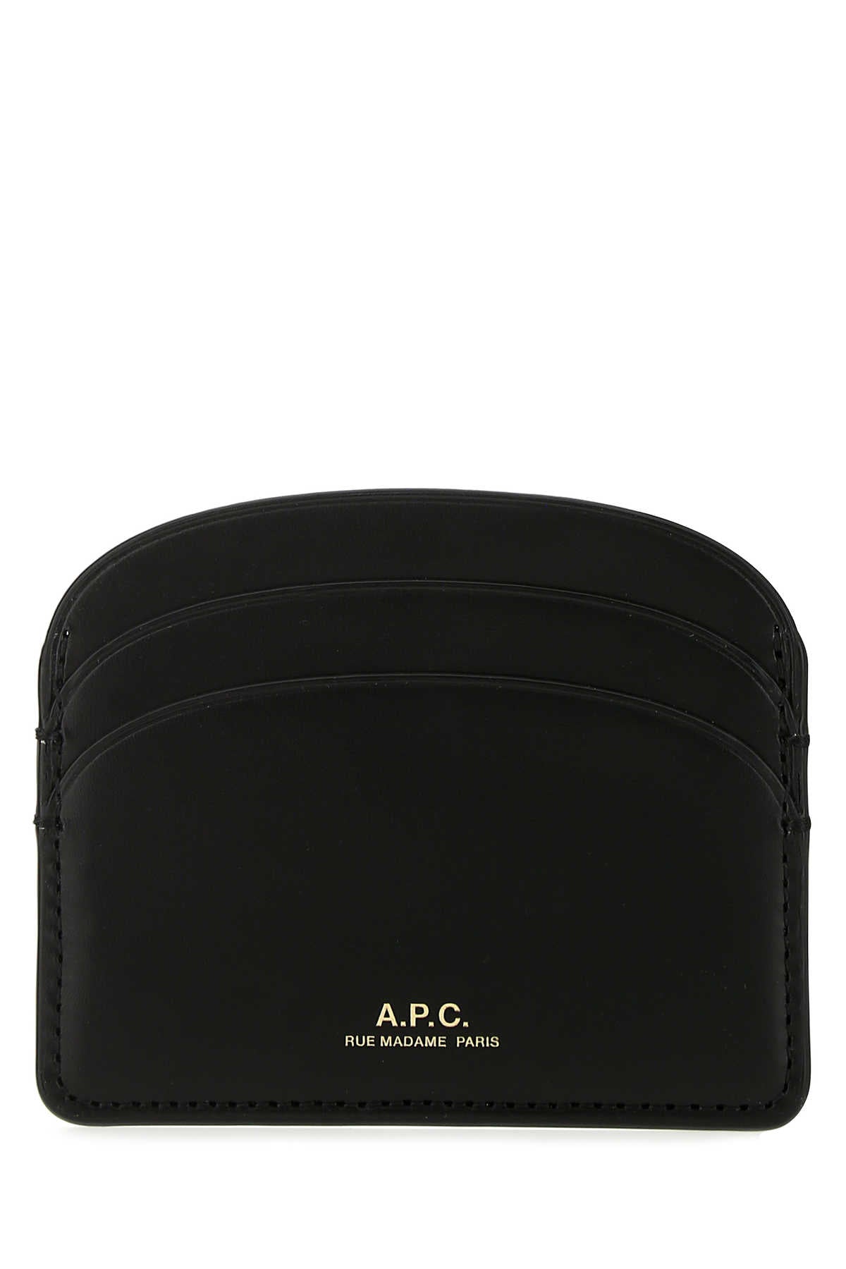 A.P.C. Mini Leather Card Holder - 10 cm x 8.5 cm