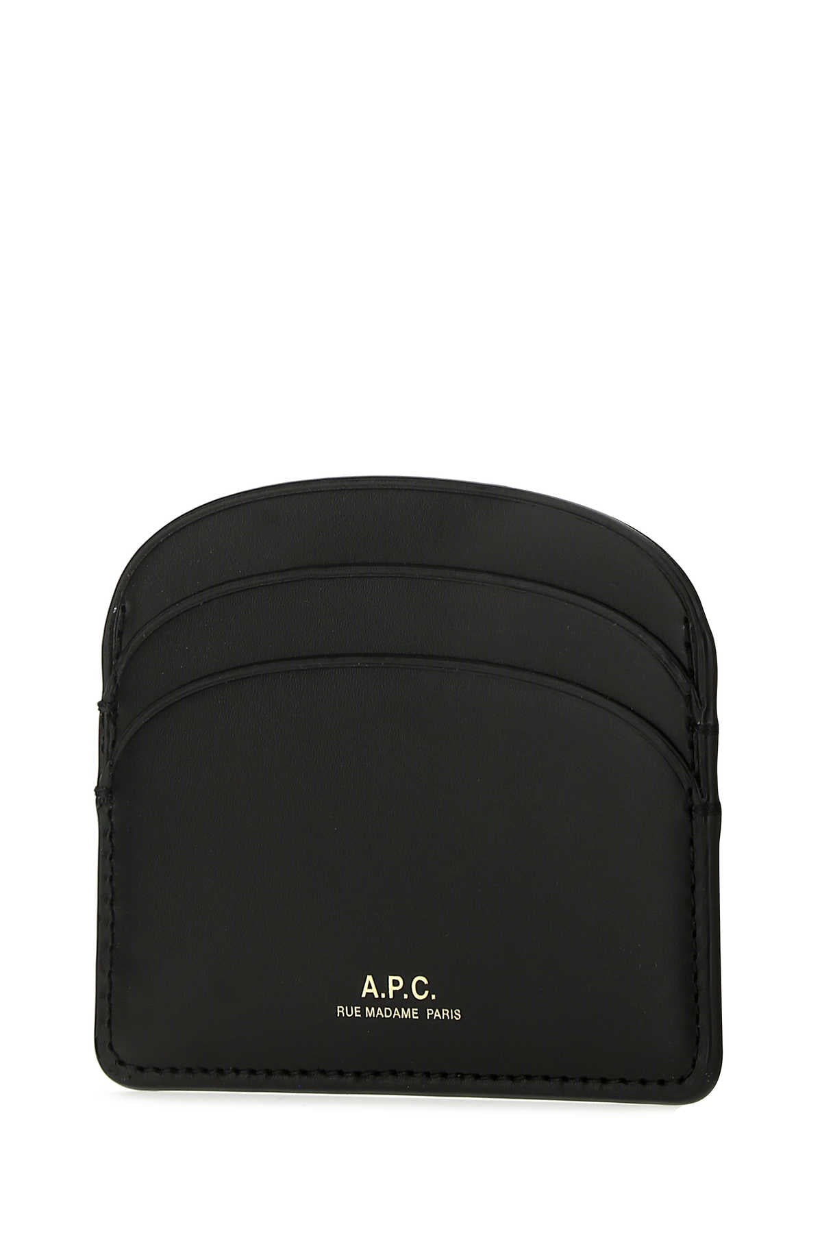 A.P.C. Mini Leather Card Holder - 10 cm x 8.5 cm