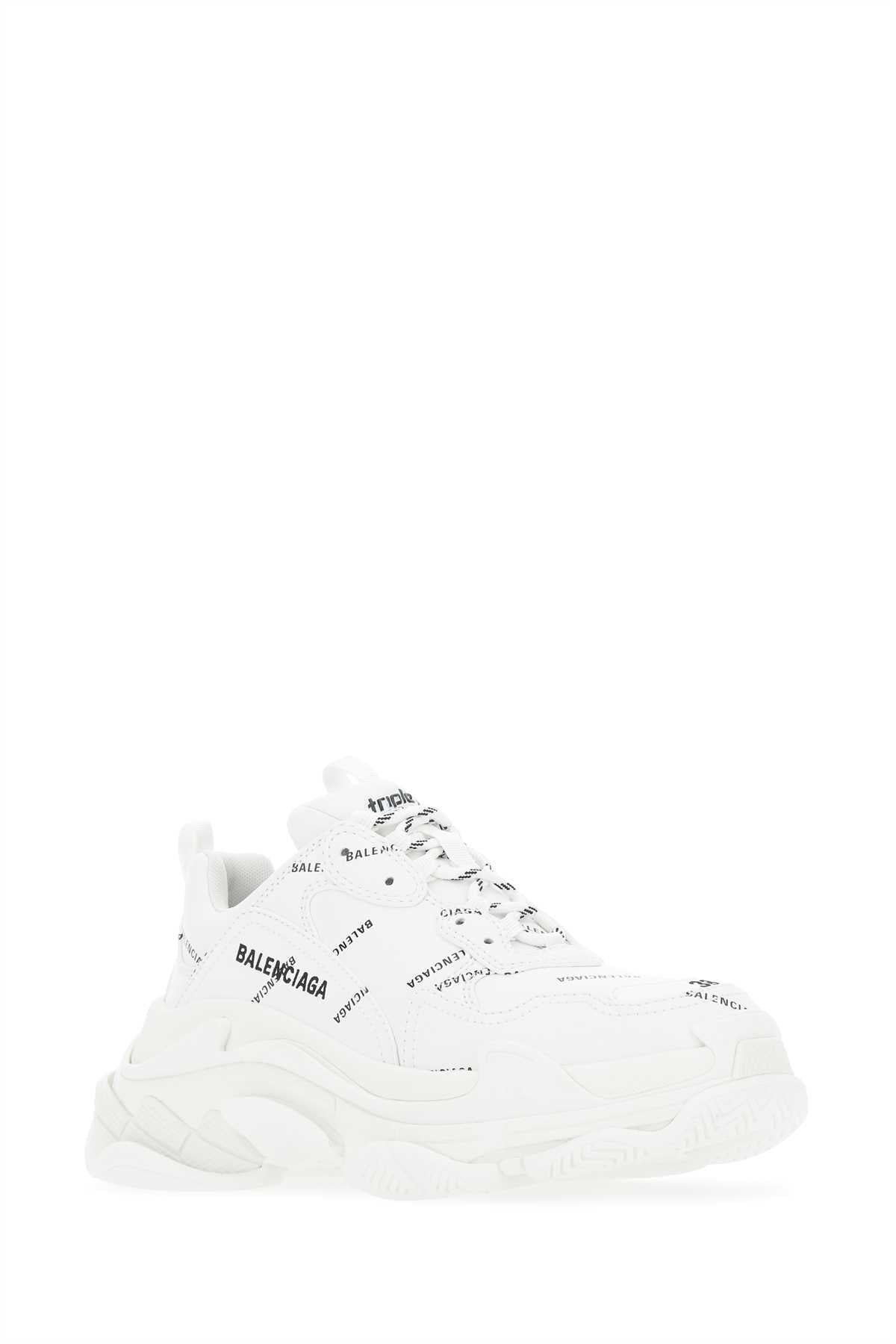 BALENCIAGA Synthetic Leather Triple S Sneaker for Women