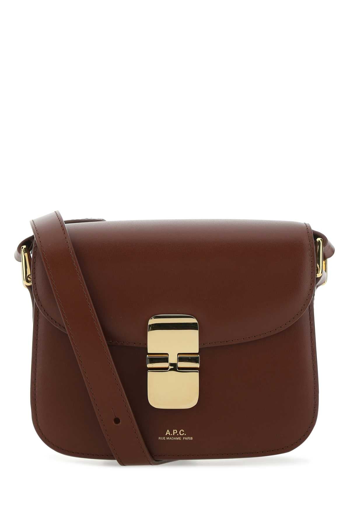 A.P.C. Mini Leather Grace Crossbody Handbag