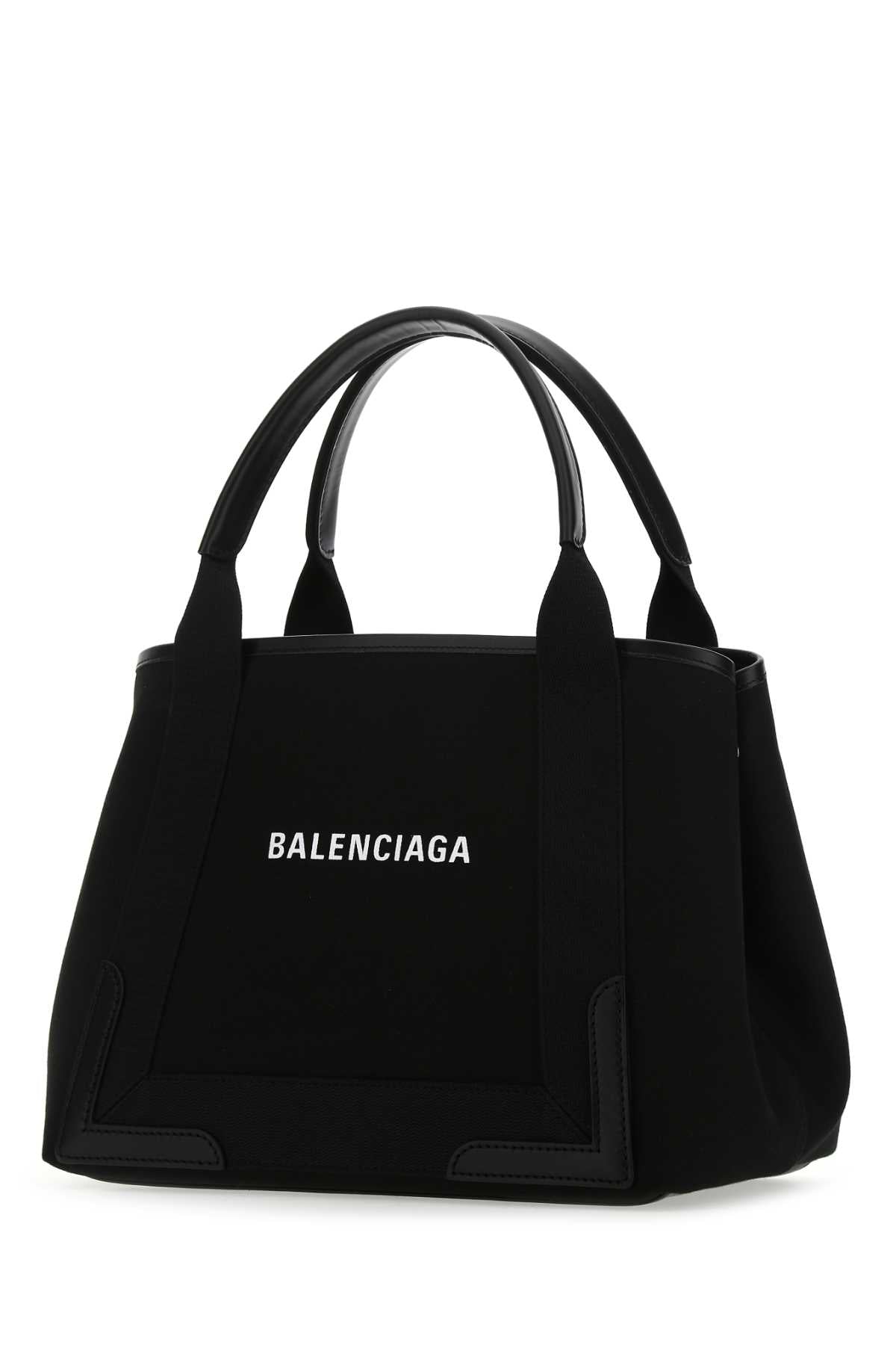 BALENCIAGA Mini Canvas Small Basket Handbag