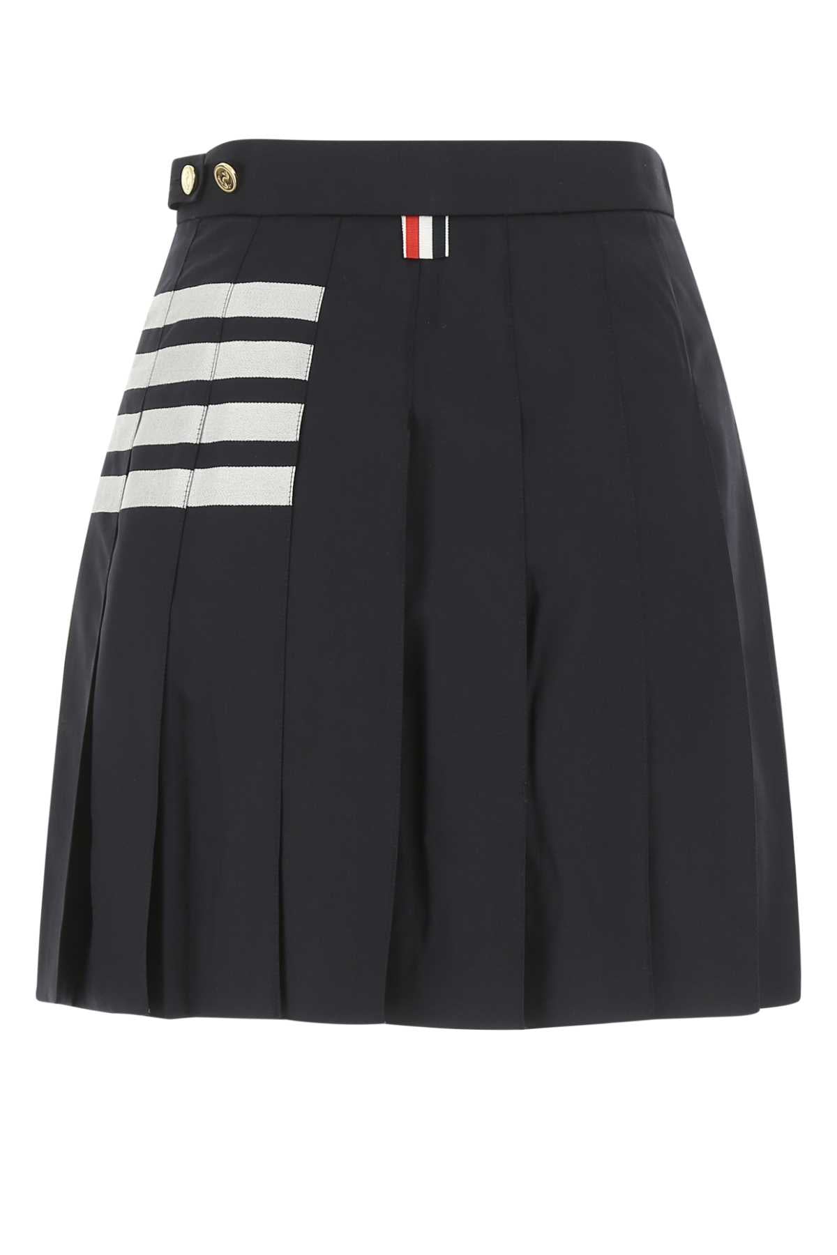 THOM BROWNE Chic Wool Mini Skirt for Women