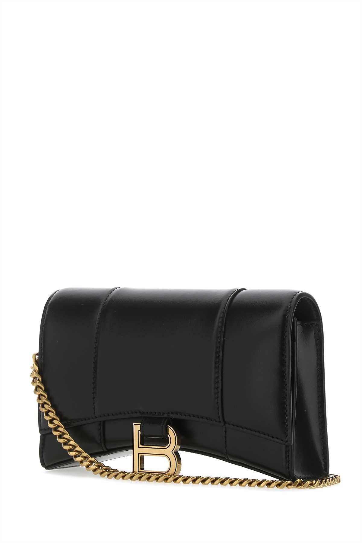 BALENCIAGA Mini Hourglass Clutch - Elegant Design