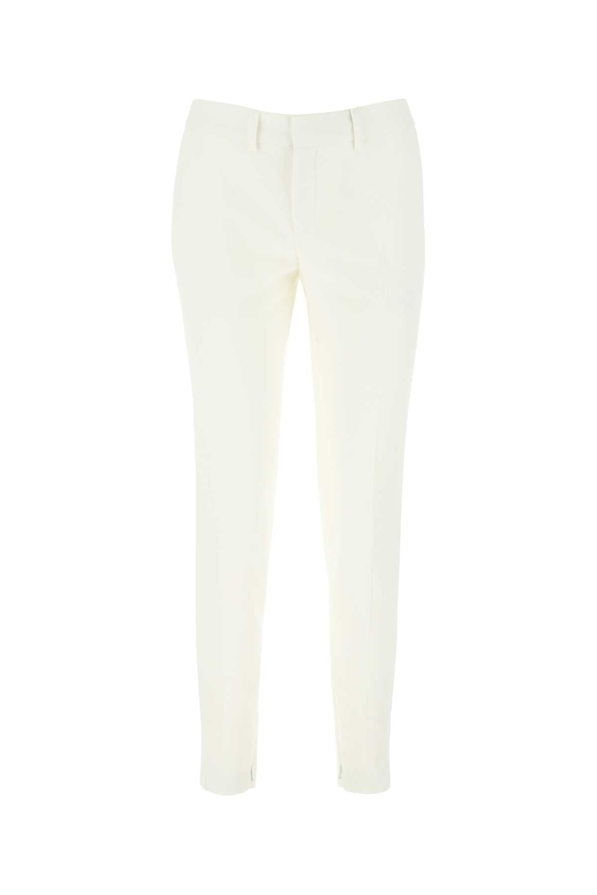SAINT LAURENT Virgin Wool Pants for Women - 23S Collection