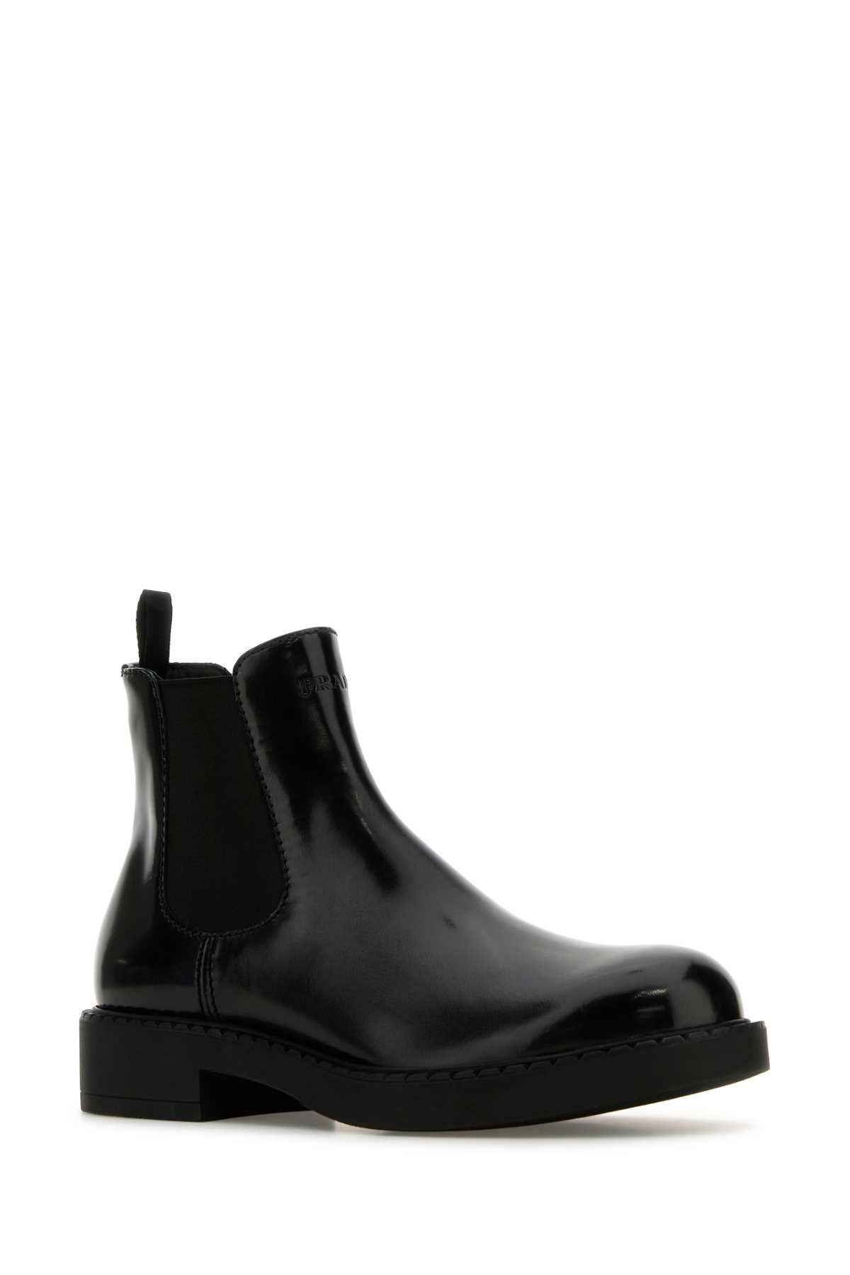 PRADA Men's Premium Leather Ankle Boots