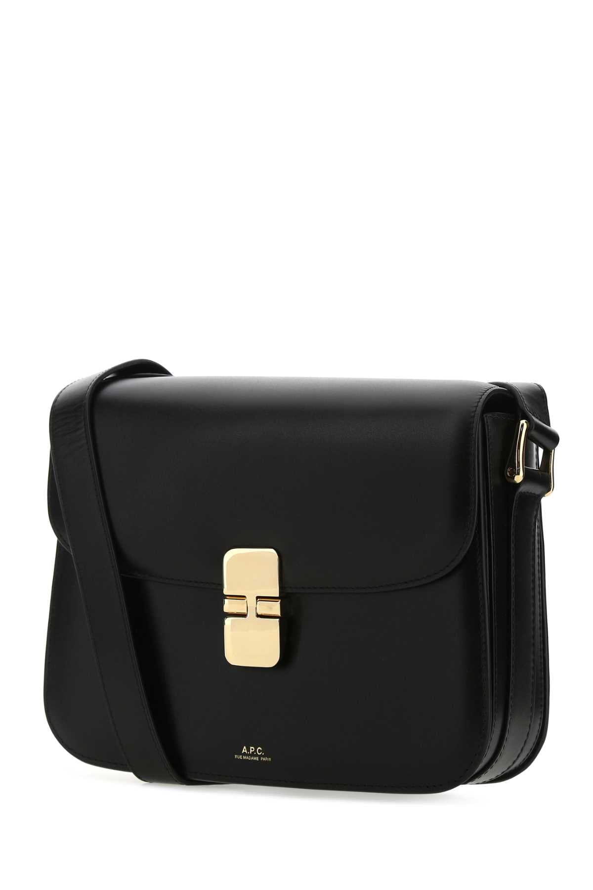 A.P.C. Mini Leather Grace Crossbody Handbag - 24 cm x 18 cm