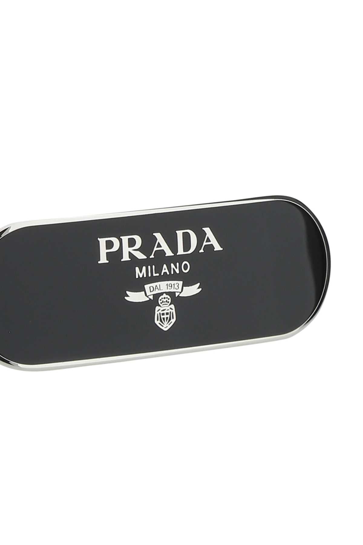 PRADA Sophisticated Metal Hair Clip - 7 cm