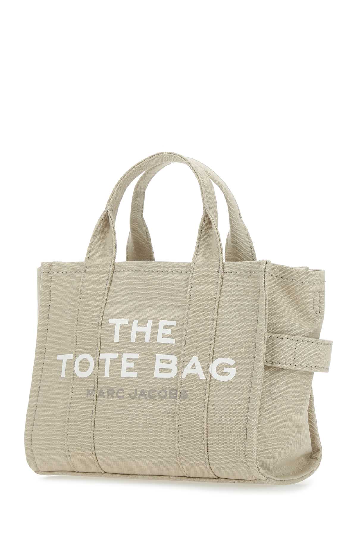 MARC JACOBS Cappuccino Canvas The Tote Handbag - 26 cm x 20 cm x 12 cm