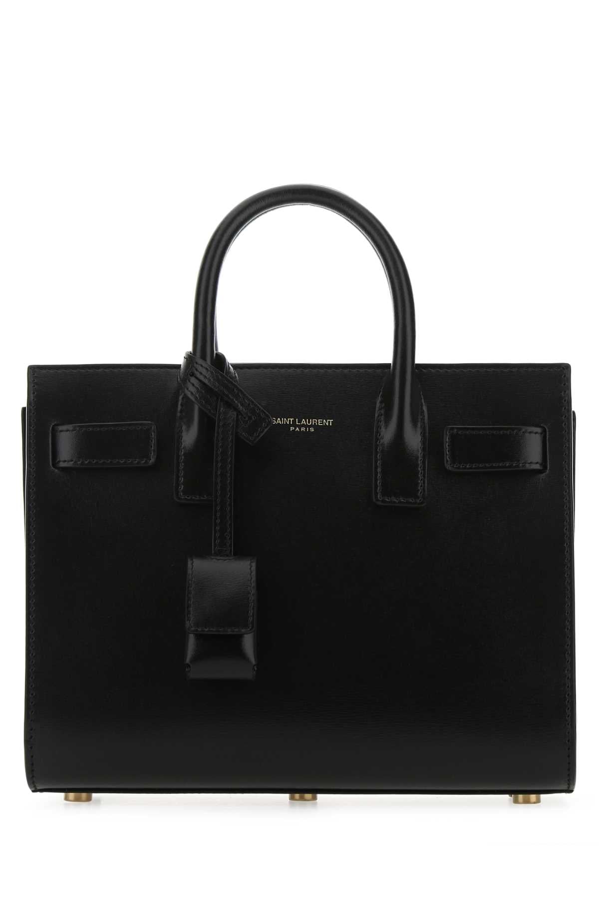 SAINT LAURENT Mini Leather Nano Sac OF Jour Handbag
