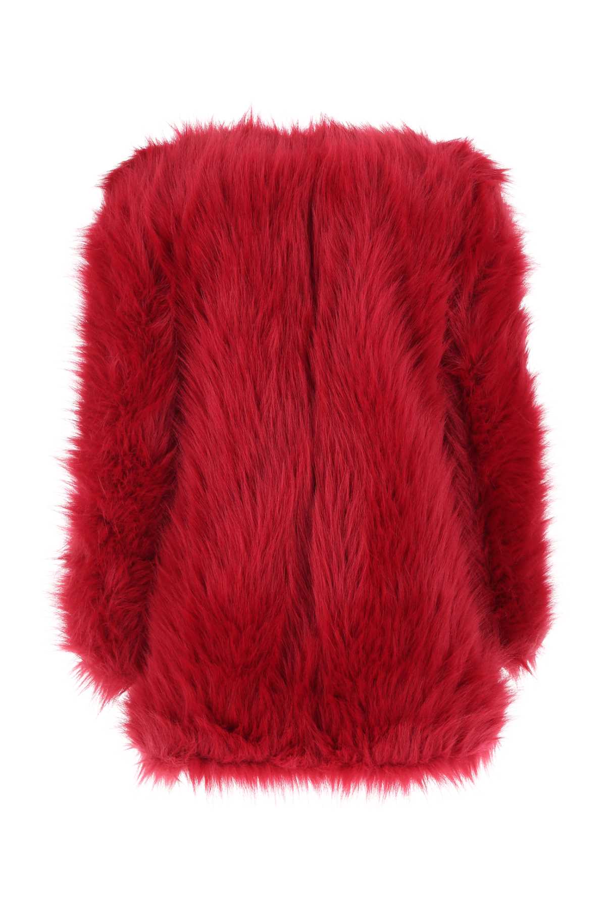 SAINT LAURENT Mini Eco Fur Jacket for Women