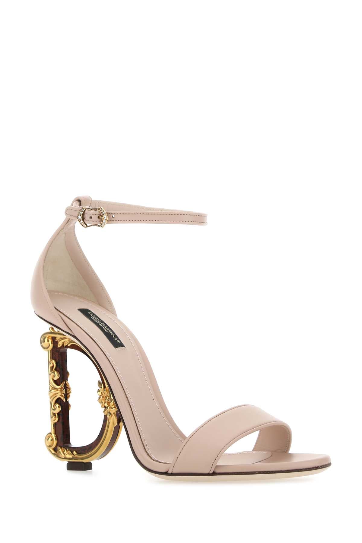 DOLCE & GABBANA Mini Leather Keira 105 Sandals for Women