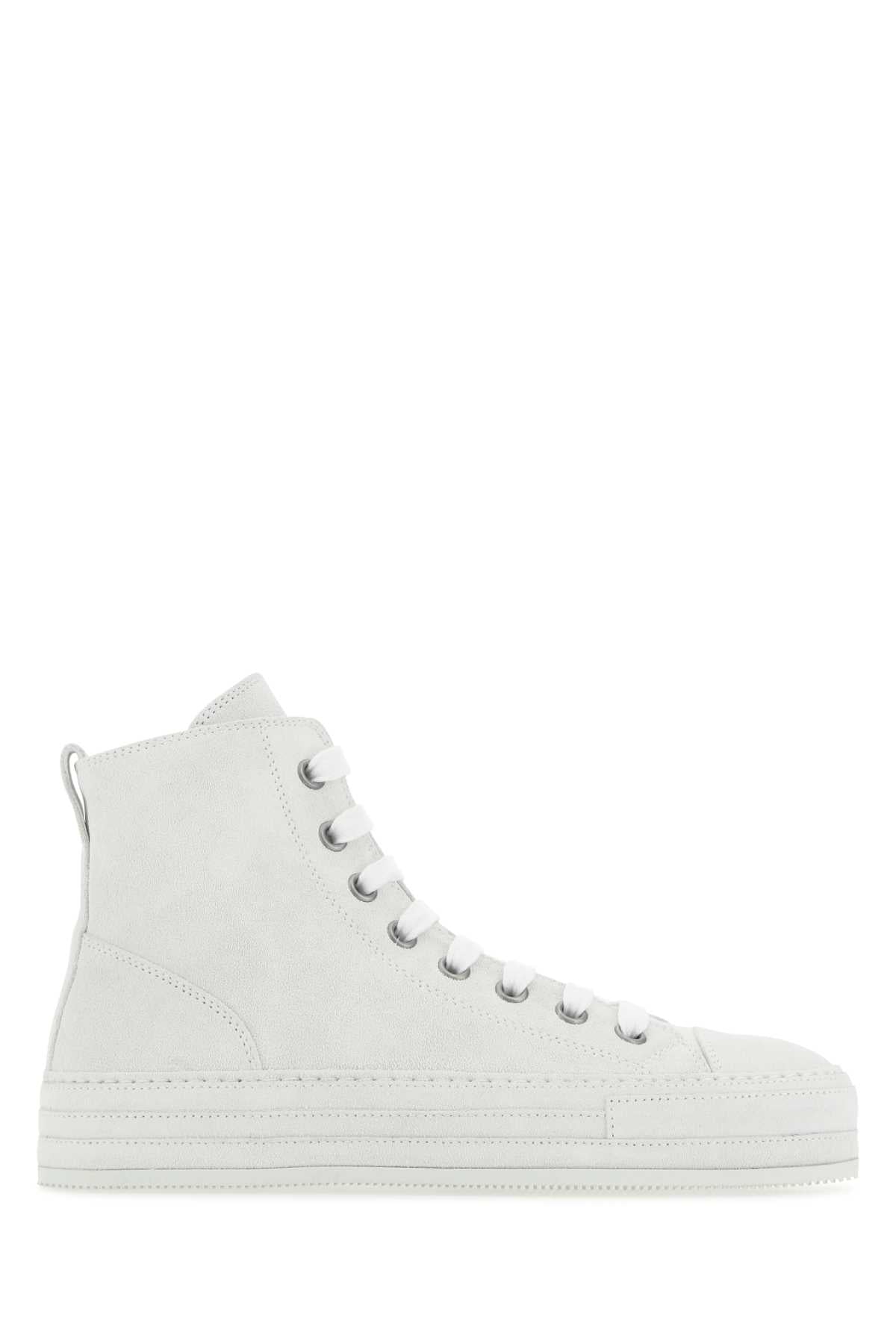 ANN DEMEULEMEESTER Chalk Suede Women's Sneaker