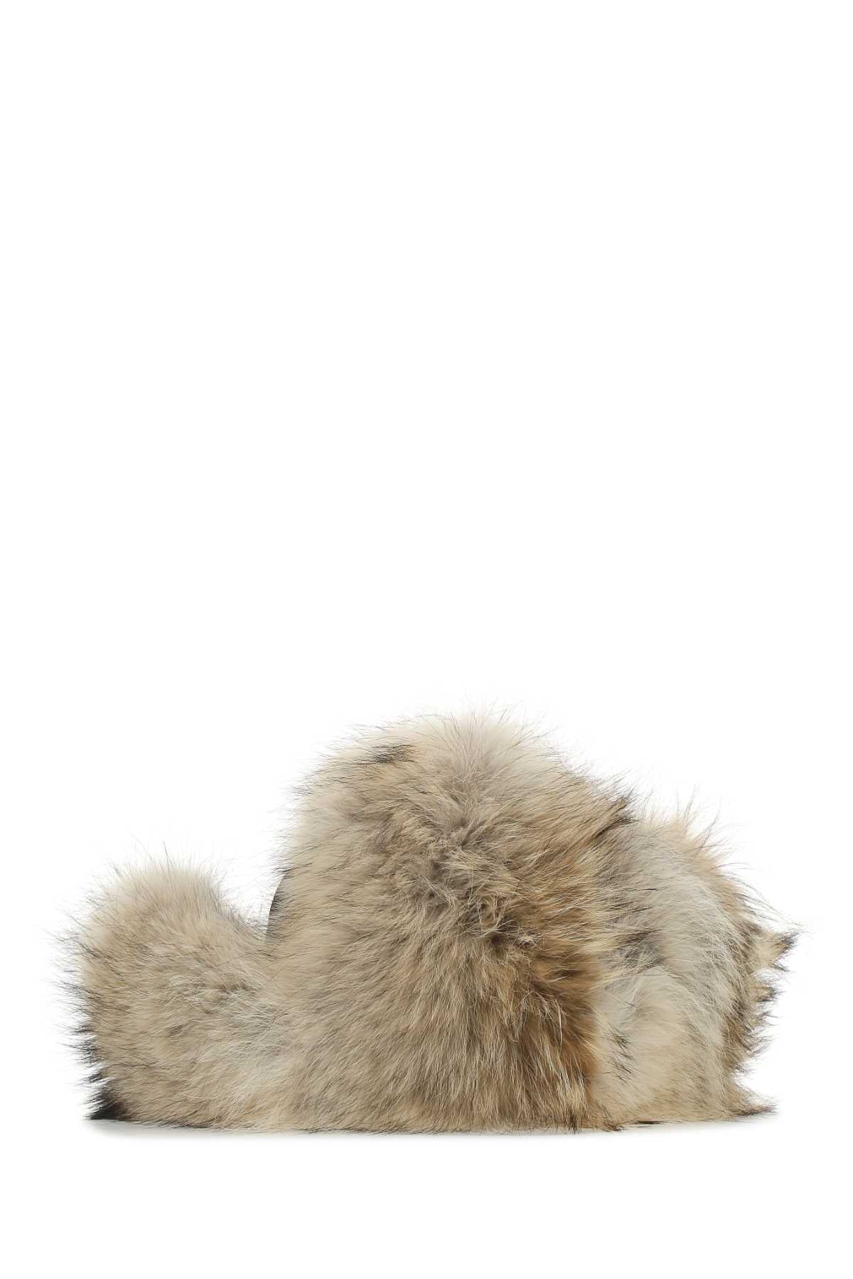 PRADA Nylon and Fur Hat for Women