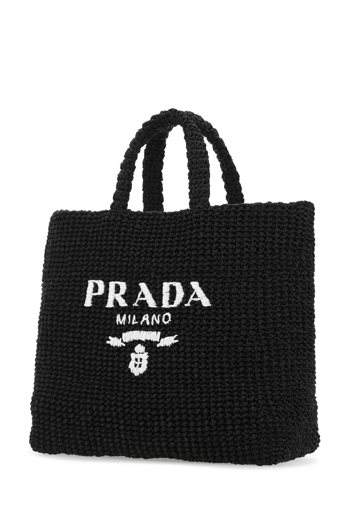 PRADA Chic Raffia Shopping Handbag - 40 cm x 35 cm x 14 cm