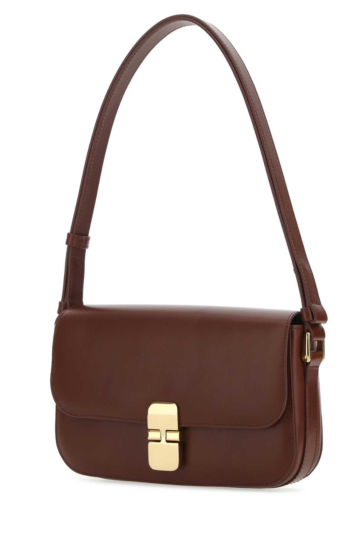 A.P.C. Mini Leather Grace Shoulder Handbag
