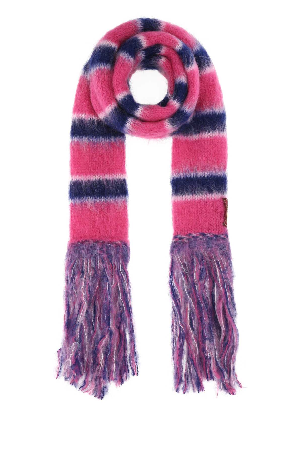 MARNI Embroidered Mohair Blend Scarf - 3m Width