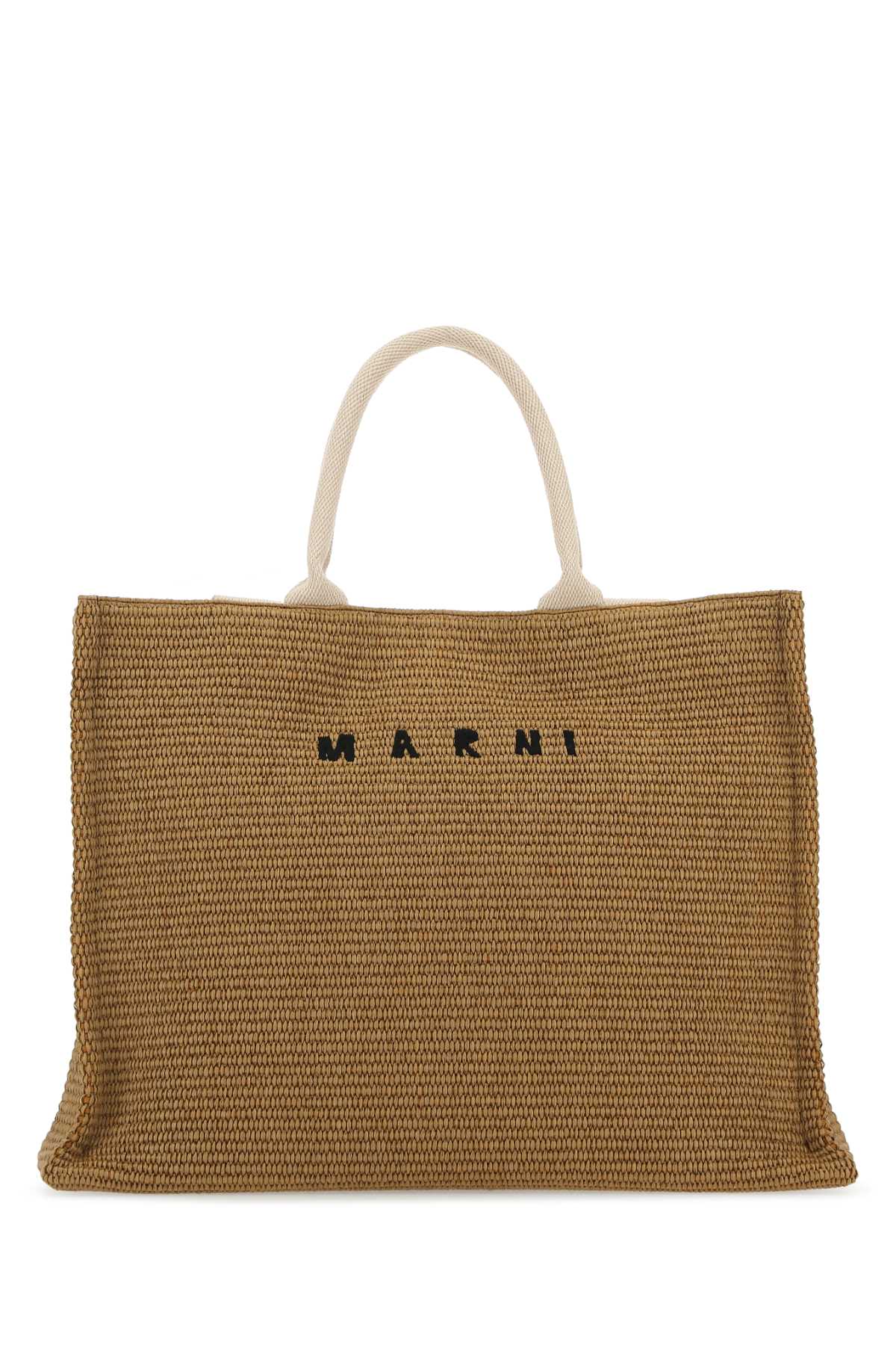 MARNI Biscuit Raffia Shopping Handbag 45 cm x 34 cm x 19 cm