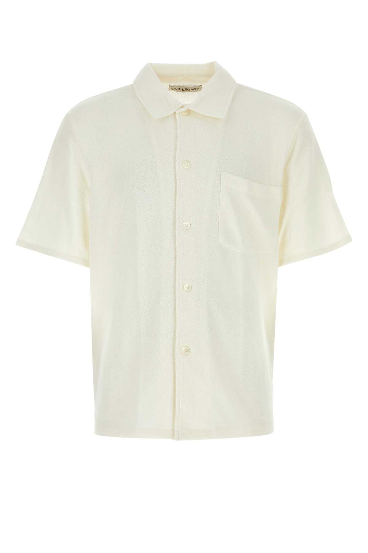 OUR LEGACY Men's Ivory Polyester Blend Mini Shirt