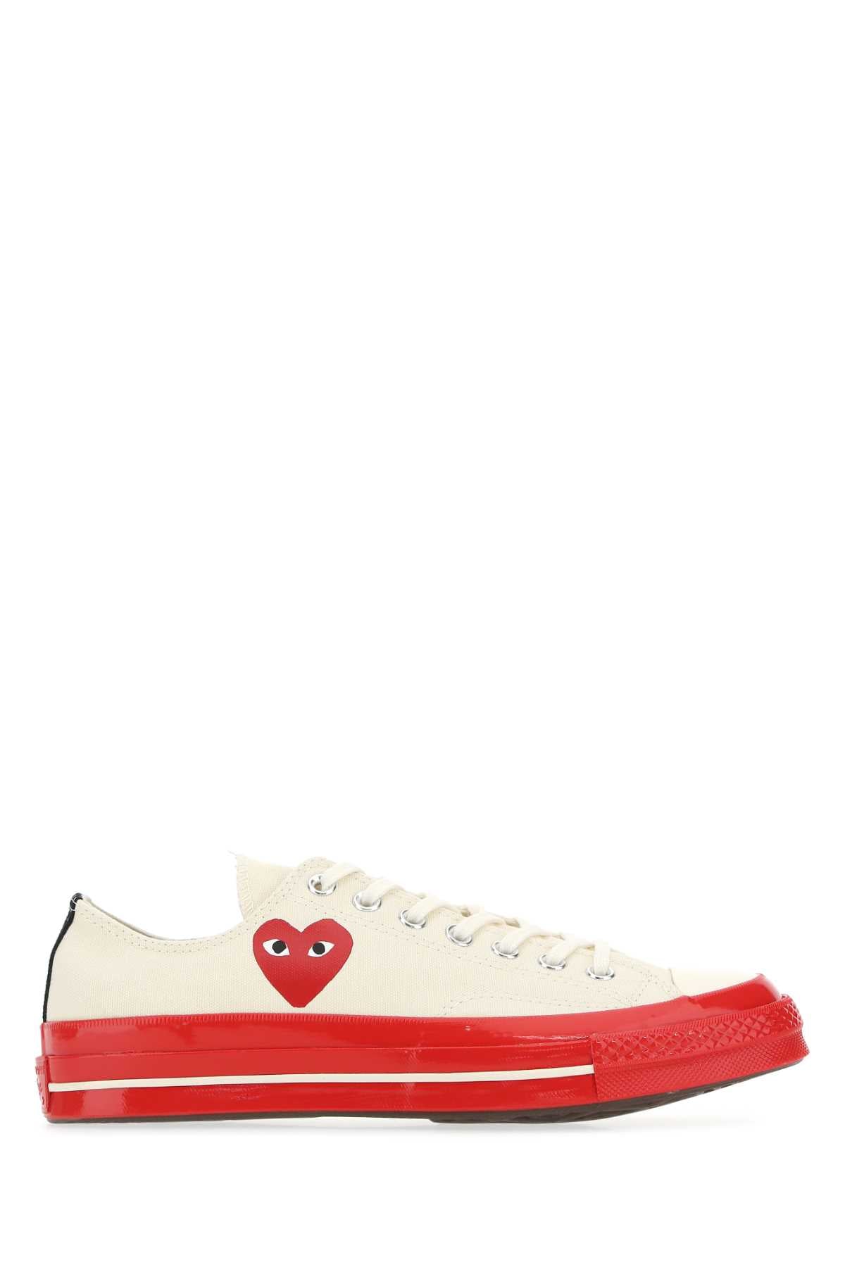 COMME DES GARCONS PLAY Unisex Canvas X Converse Sneakers