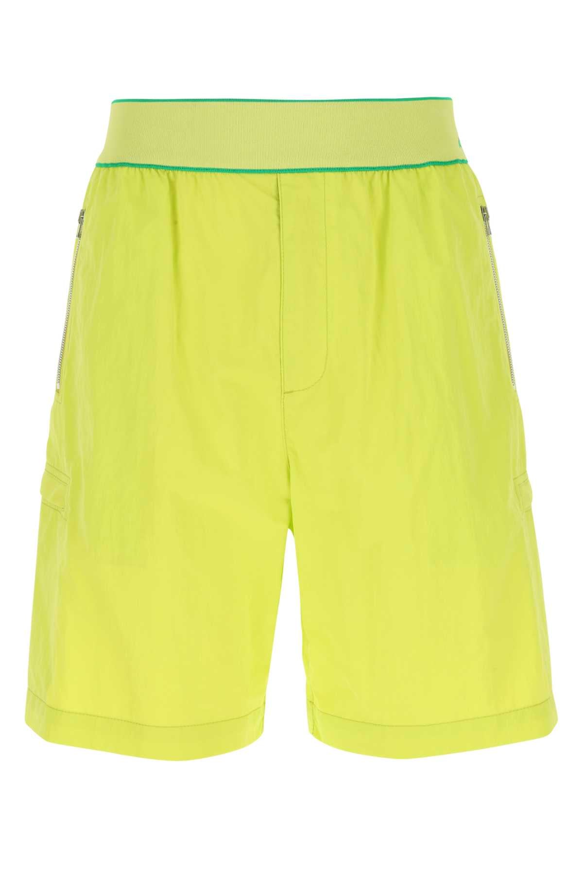 BOTTEGA VENETA Men's Mini Nylon Bermuda Shorts