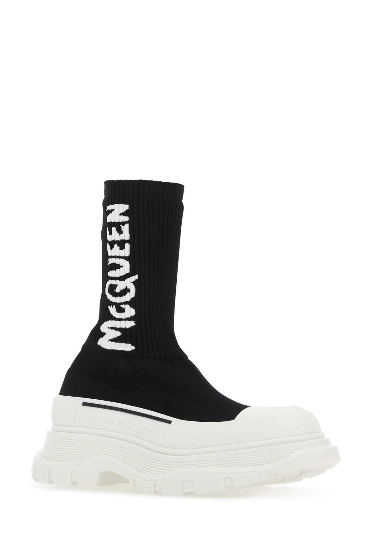 ALEXANDER MCQUEEN Women's Stretch Nylon Tread Slick Mini Sneakers