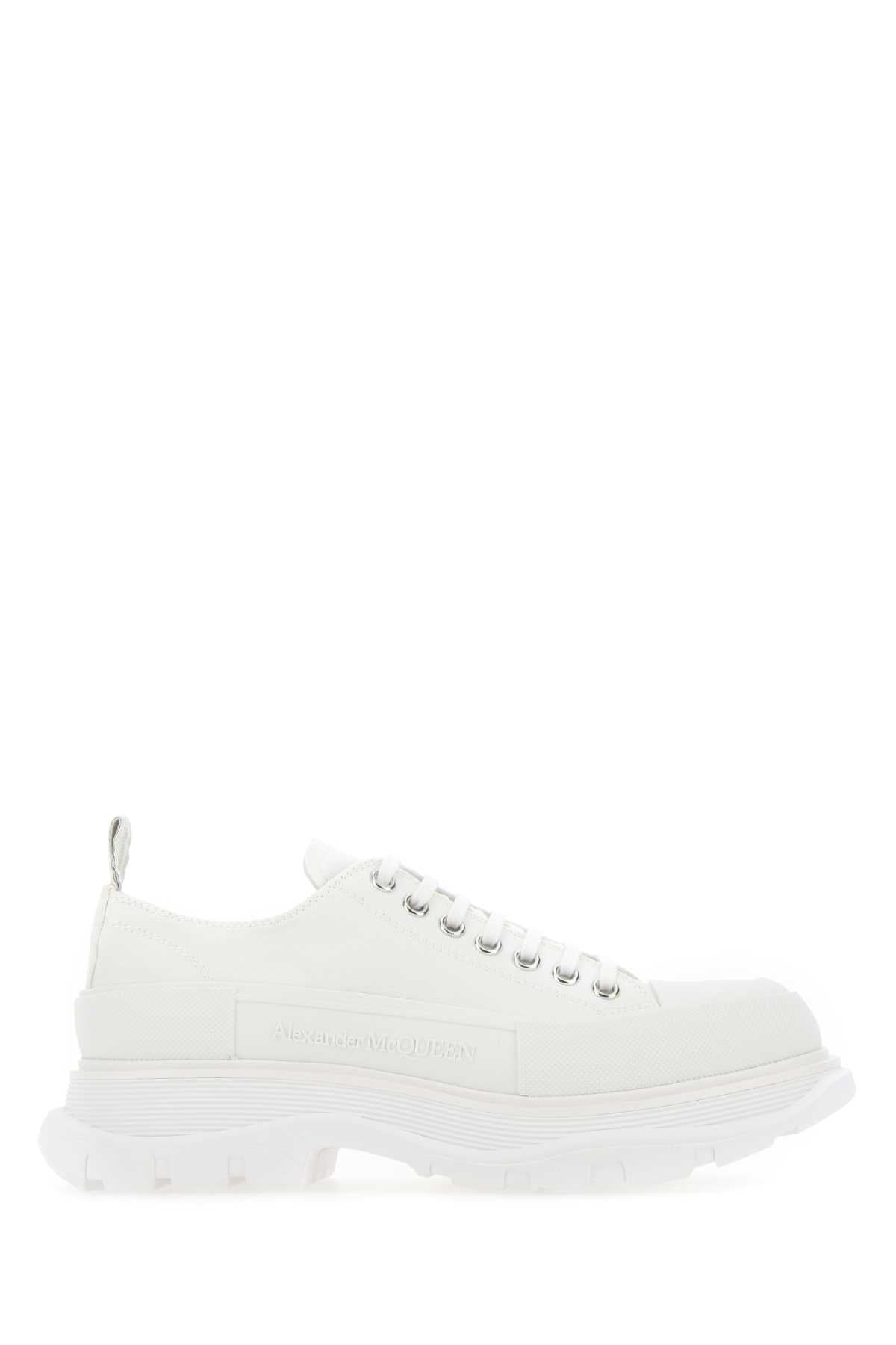 ALEXANDER MCQUEEN Men's Canvas Tread Slick Sneakers