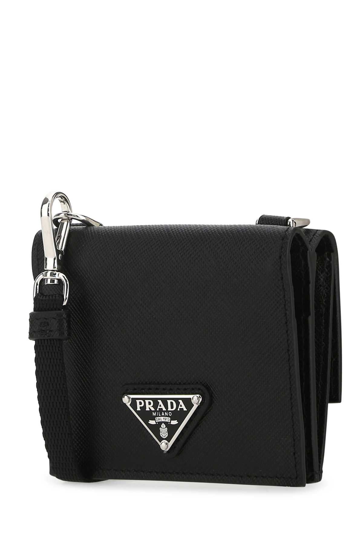 PRADA Mini Leather Cardholder for Men