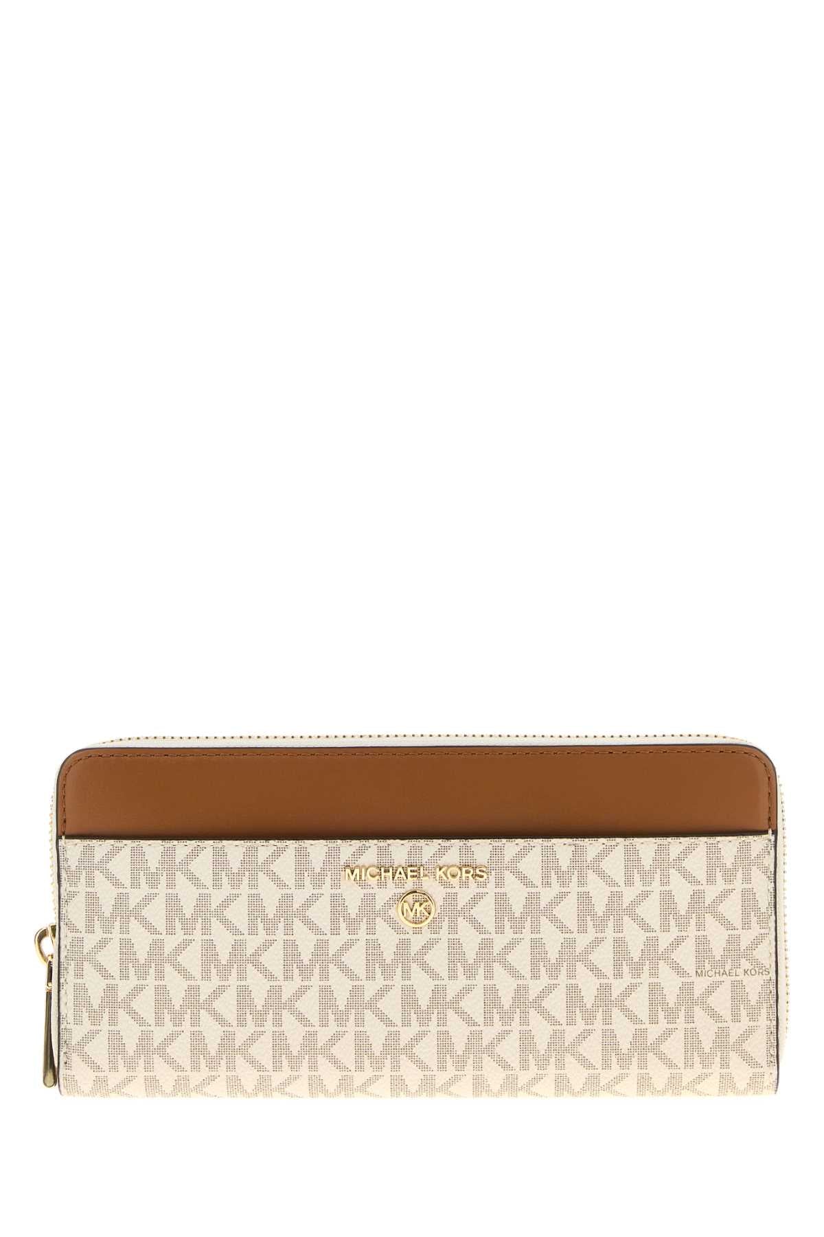 MICHAEL BY MICHAEL KORS Printed Canvas Wallet - 20 cm x 10 cm x 4 cm