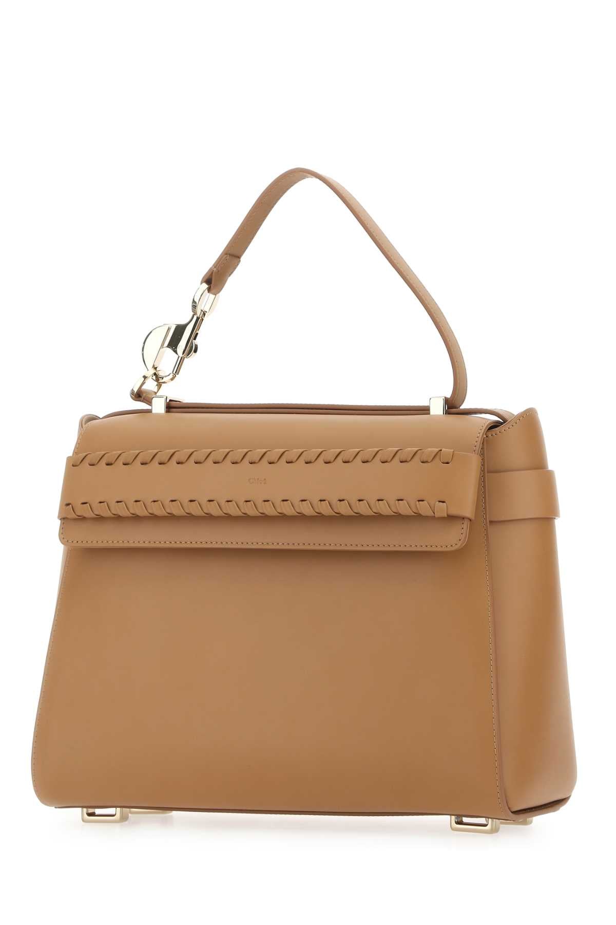 CHLOE Mini Leather Nacha Handbag - 31cm x 24cm x 15cm