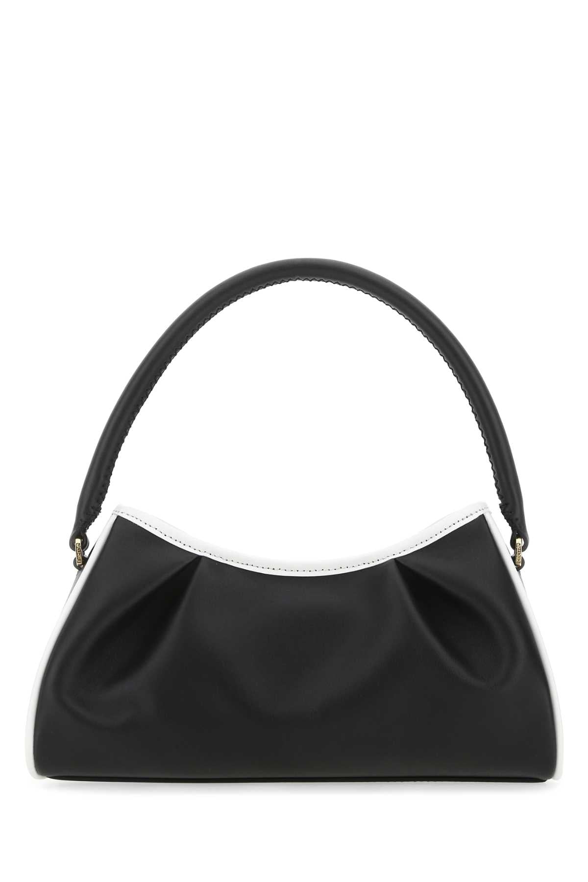 ELLEME Two-tone Leather Dimple Moon Mini Shoulder Handbag (28cm x 14cm x 9cm)