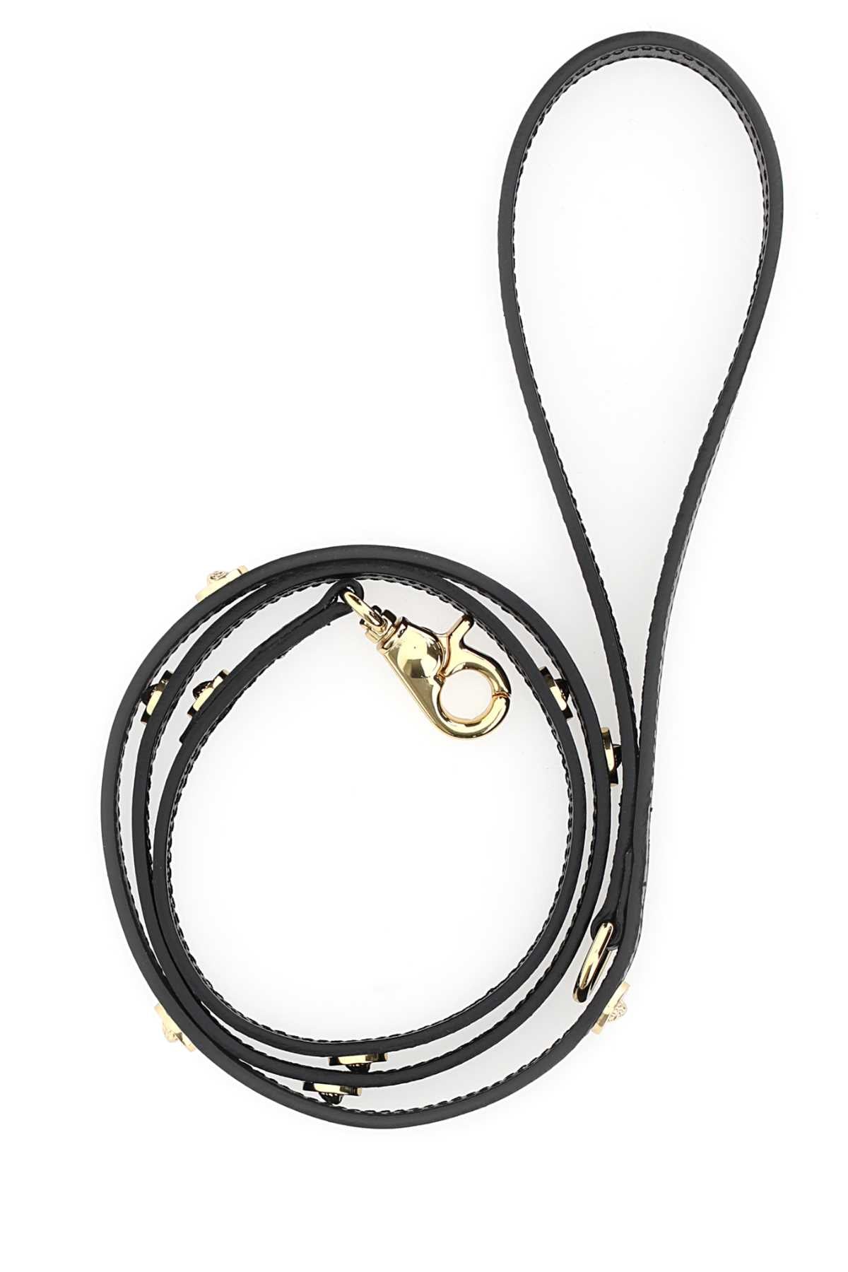 VERSACE Leather Medusa Leash for Men