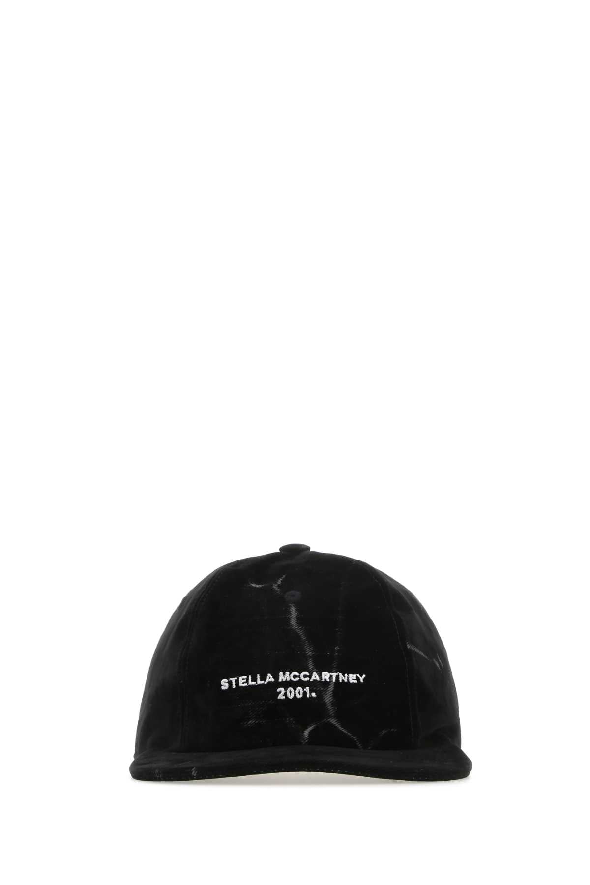 STELLA McCARTNEY Velvet Baseball Cap for Women - FW22 Collection
