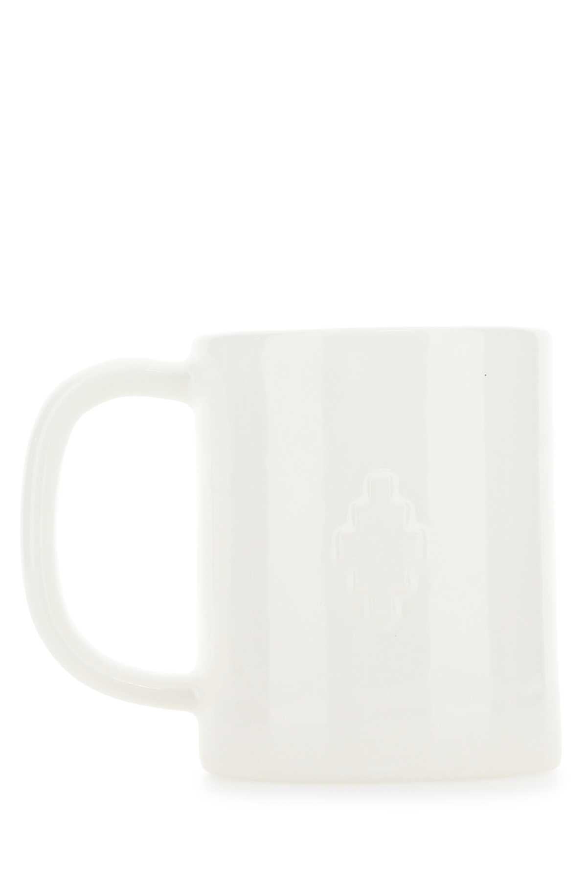 MARCELO BURLON Minimalist Ceramic Mug - 8 cm Diameter