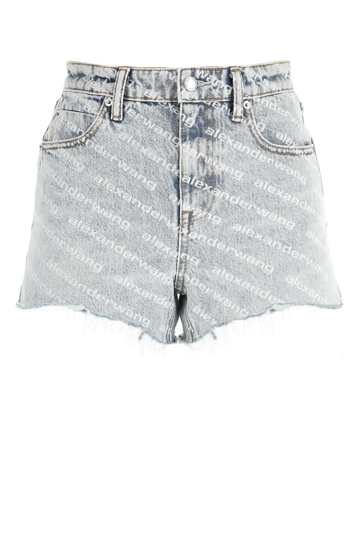 ALEXANDER WANG Printed Denim Shorts for Women