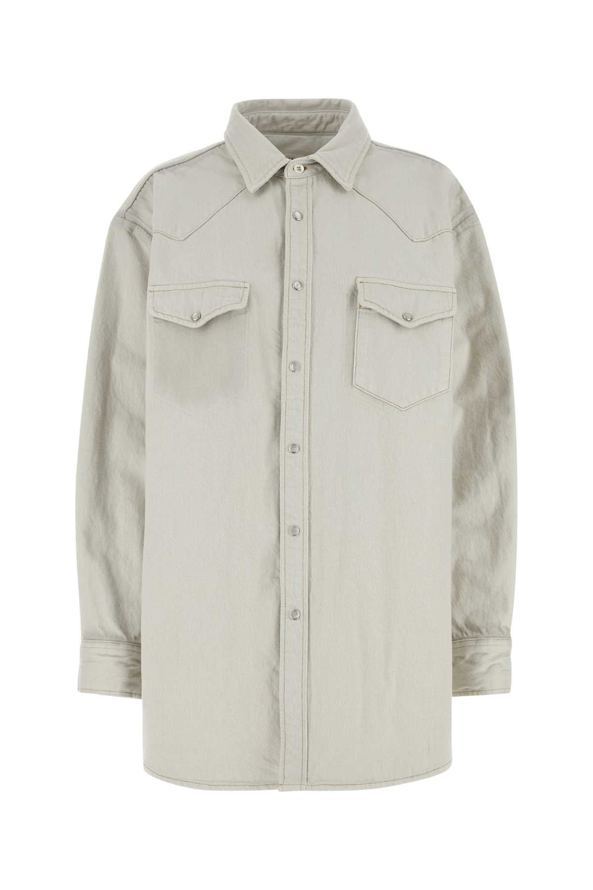 MAISON MARGIELA Oversized Denim Shirt for Women - Effortless Style