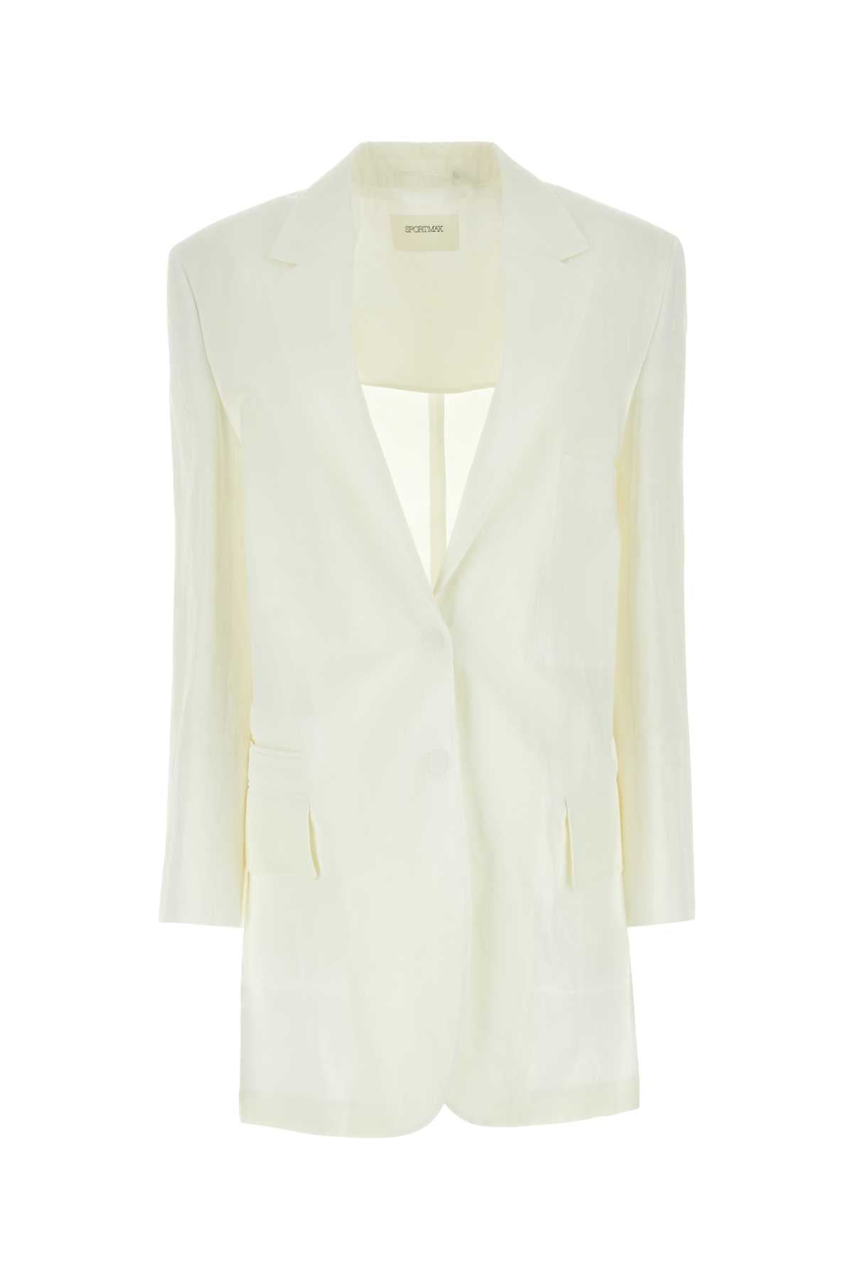 SPORTMAX Cotton Blend Edmea Blazer for Women - Spring/Summer 2023 Collection