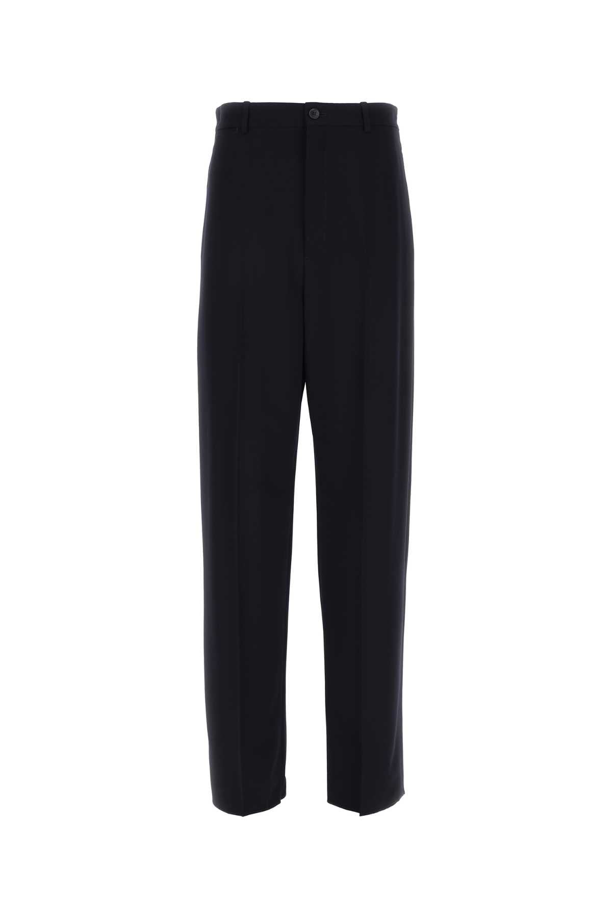 BALENCIAGA Wide-Leg Twill Pants for Men