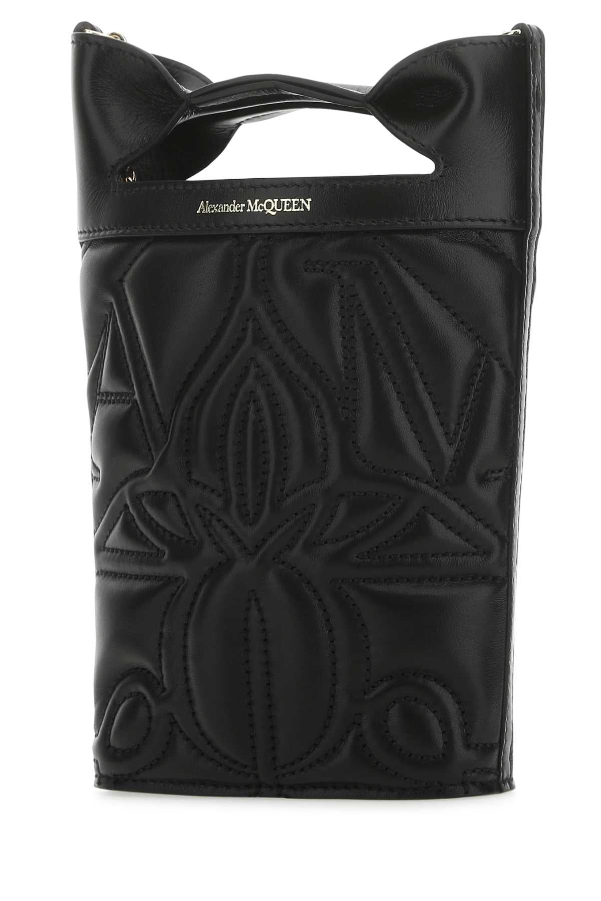 ALEXANDER MCQUEEN Mini Bow Bucket Handbag