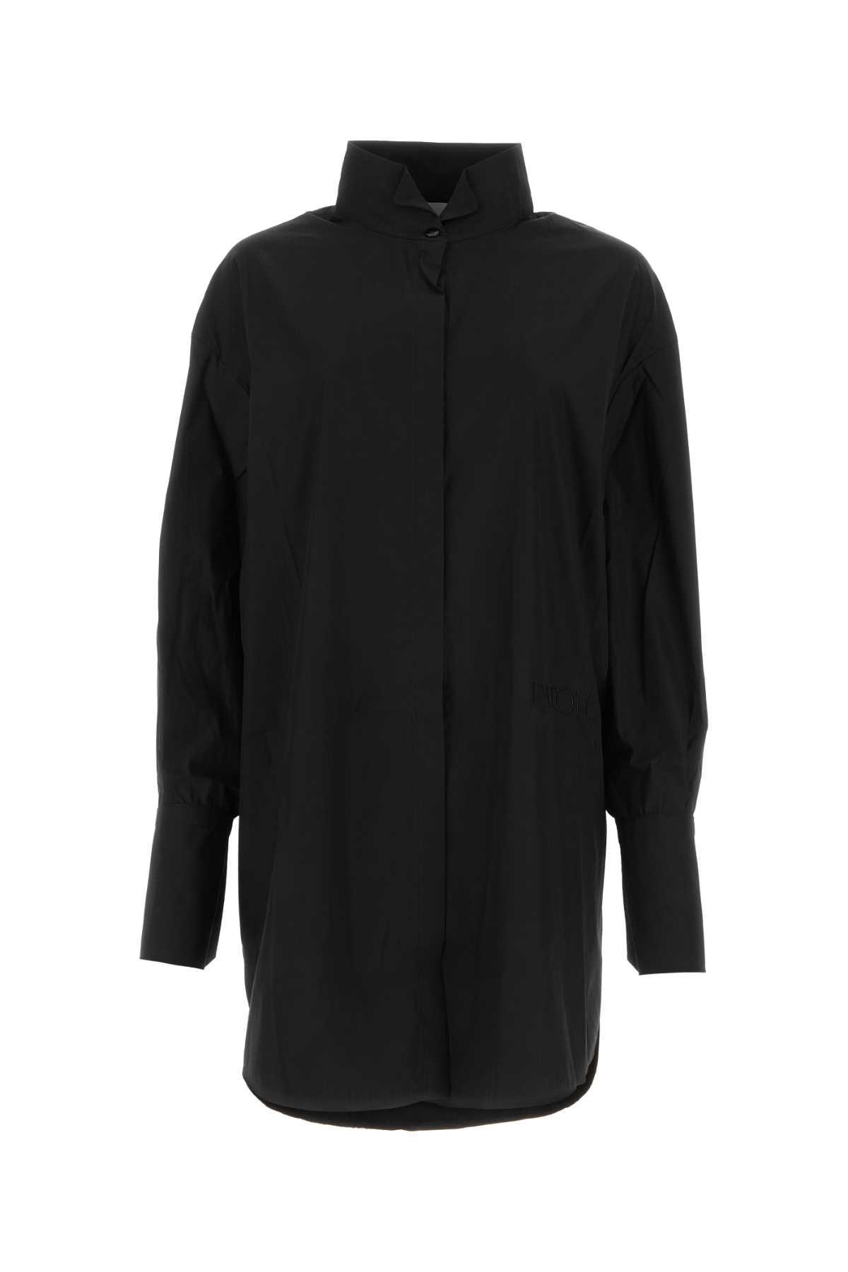 PATOU Chic Mini Poplin Shirt Dress