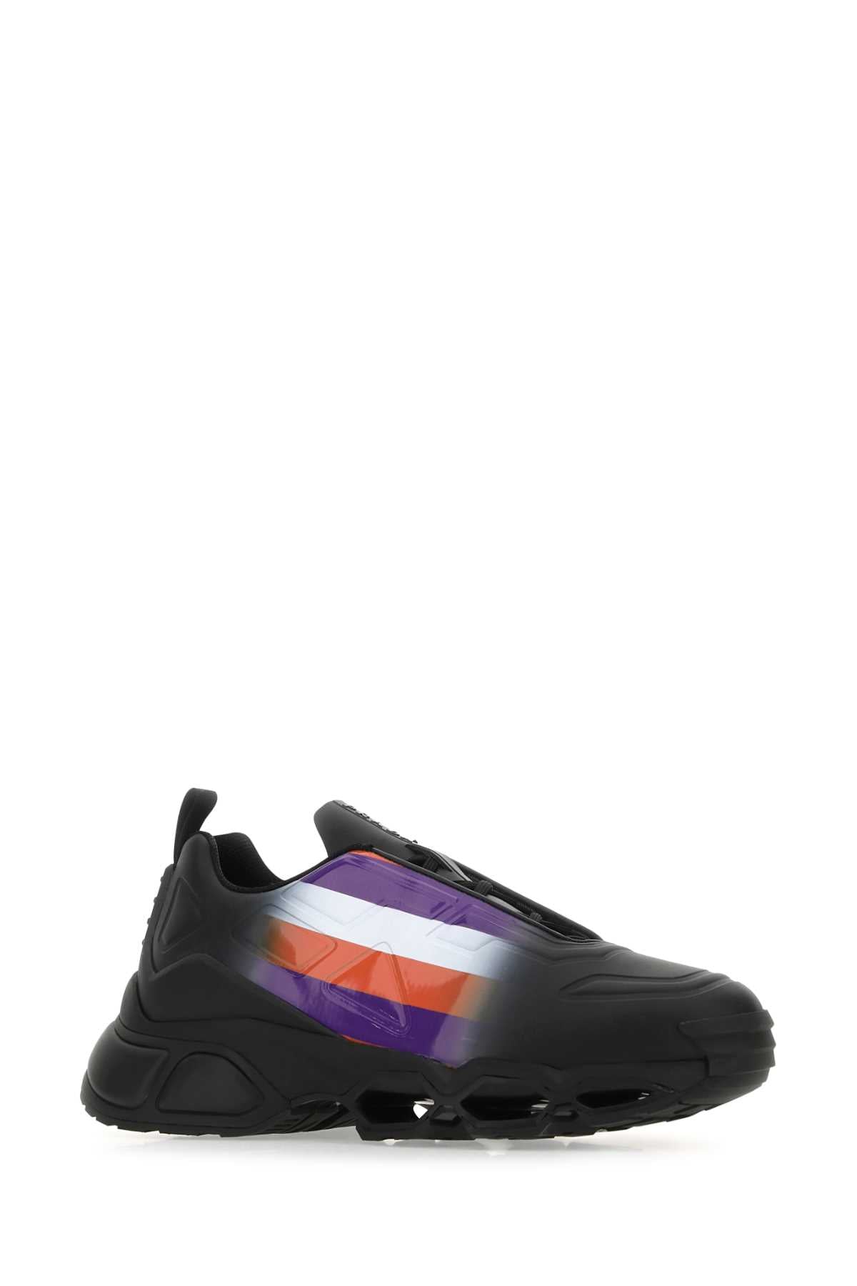 PRADA Rubber Collision Cross Sneakers - 23S Collection