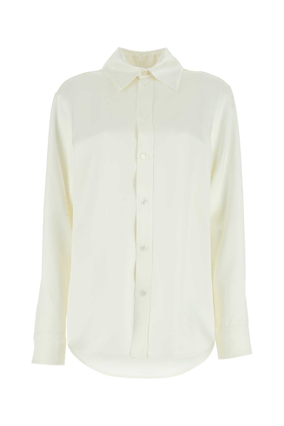 BOTTEGA VENETA Luxe Satin Button-Up Shirt