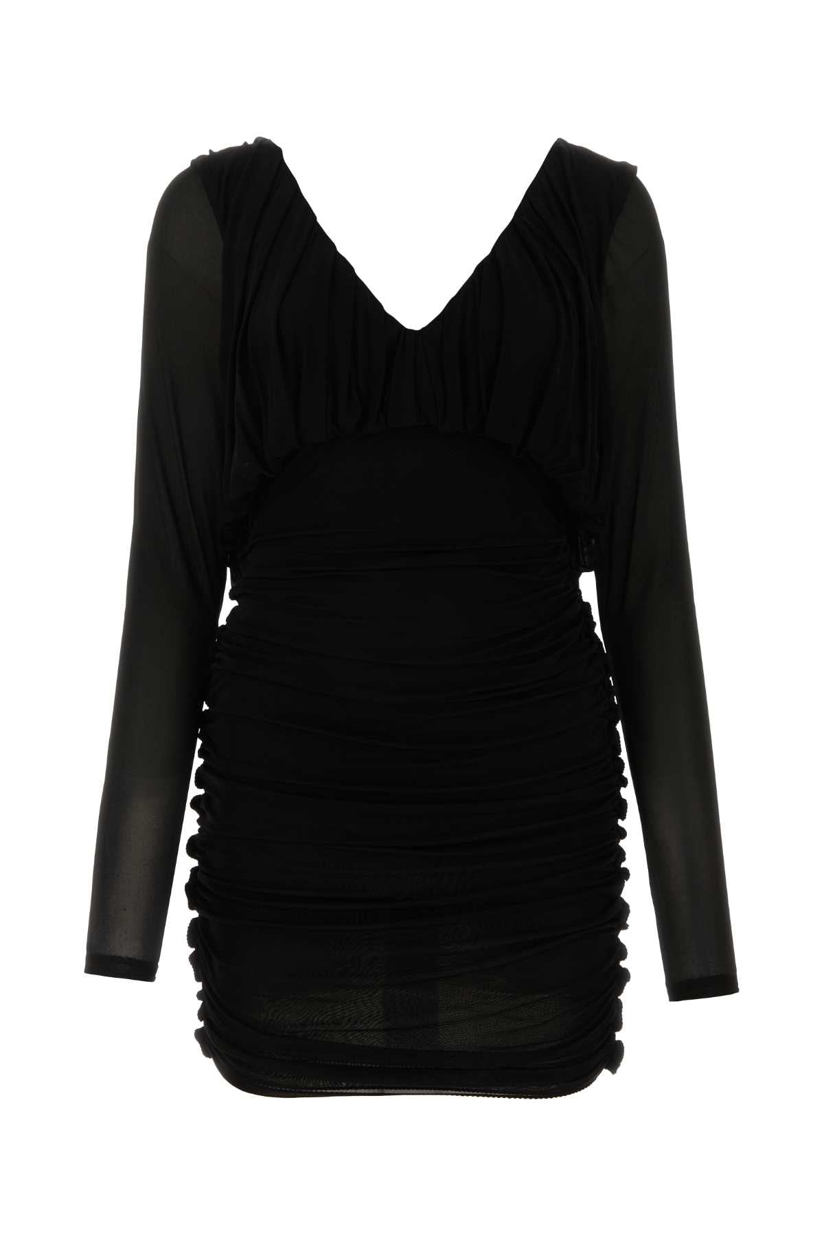 SAINT LAURENT Chic Cupro Mini Dress