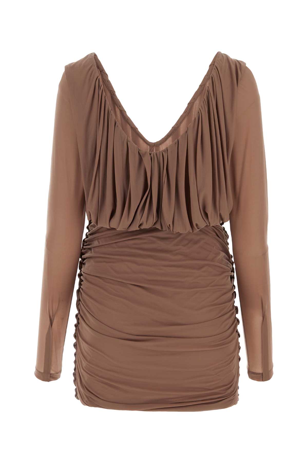 SAINT LAURENT Elegant Mini T-Shirt Dress