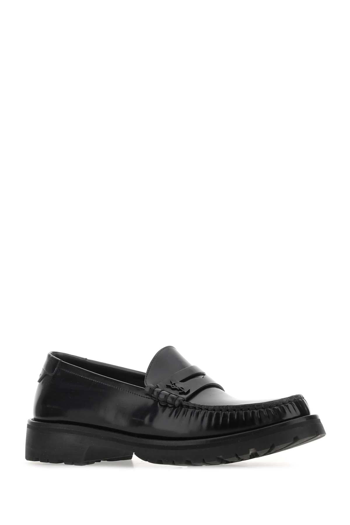 SAINT LAURENT Elegant Leather Loafers for Women