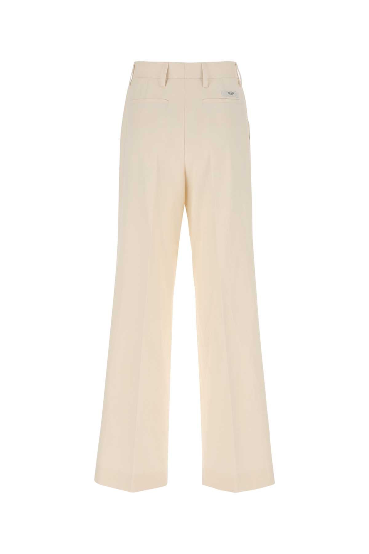 PRADA Cotton Wide-Leg Pant for Women