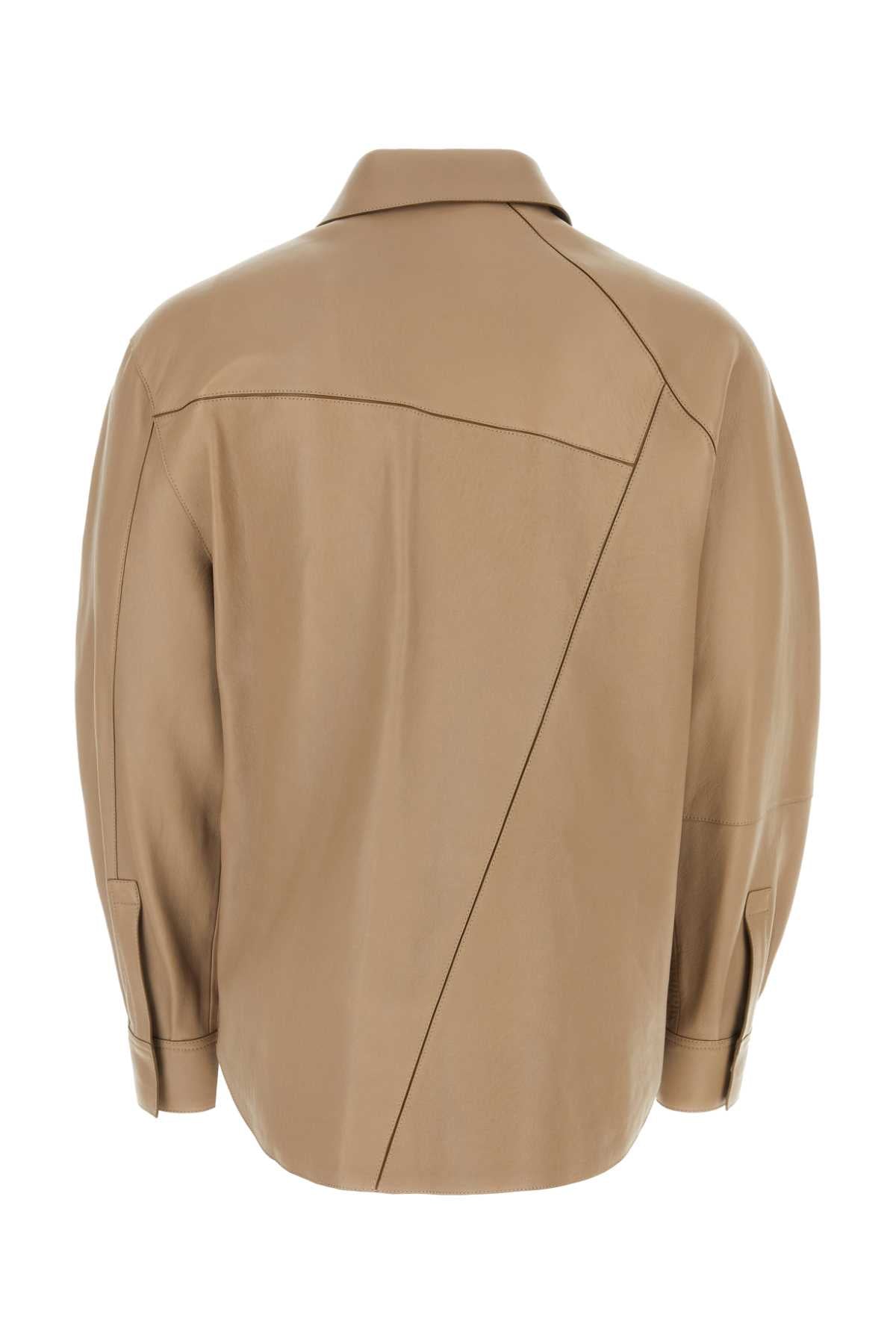 LOEWE Stylish Leather Shirt for Men - Size S