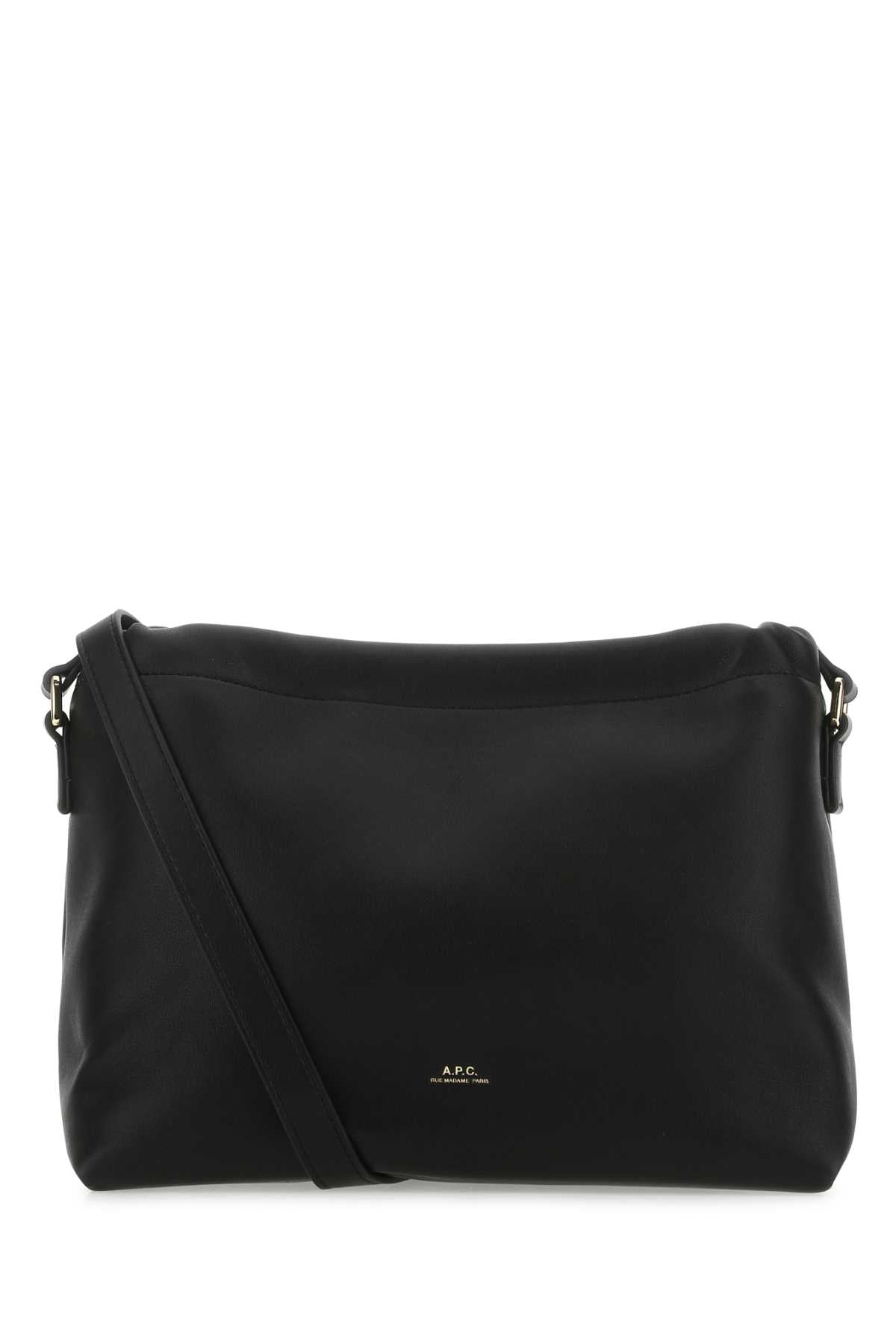 A.P.C. Mini Leather Crossbody Handbag - 26 cm x 20 cm x 12 cm