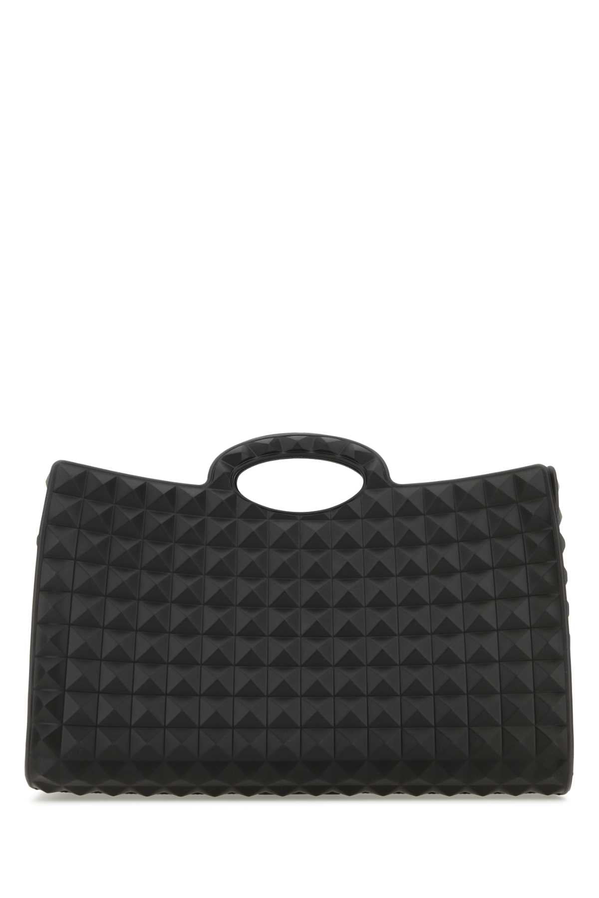 VALENTINO GARAVANI Rubber Le Troisième Mini Shopping Handbag - 40cm x 25cm x 17cm