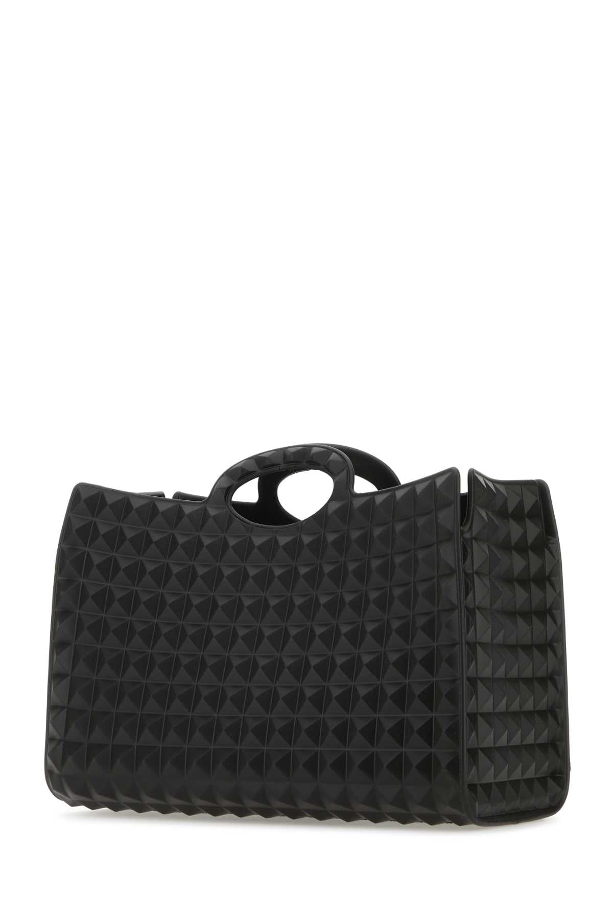 VALENTINO GARAVANI Rubber Le Troisième Mini Shopping Handbag - 40cm x 25cm x 17cm