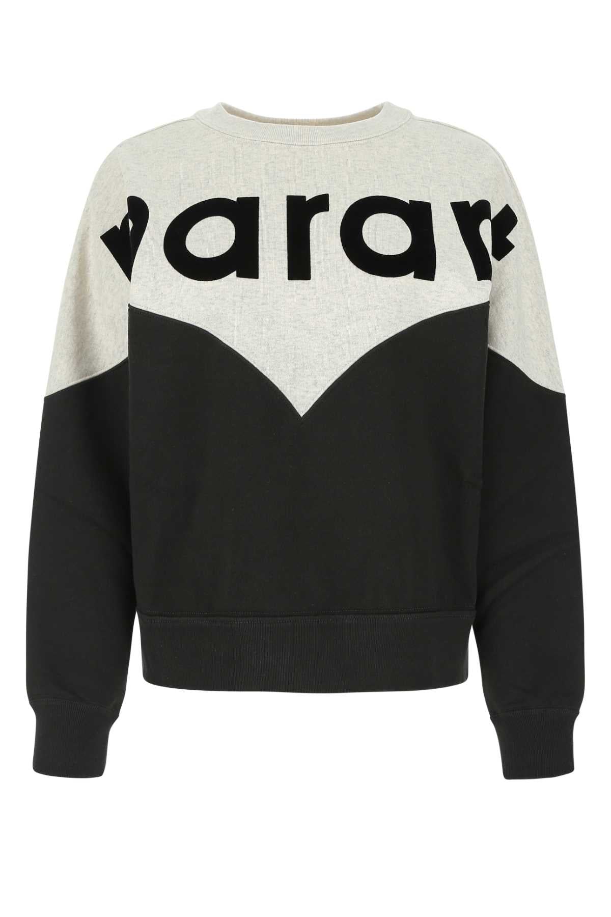 ISABEL MARANT ETOILE Two-Tone Cotton Blend Houston Sweatshirt - Women